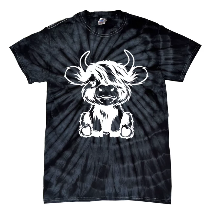 Highland Cow Tie-Dye T-Shirt