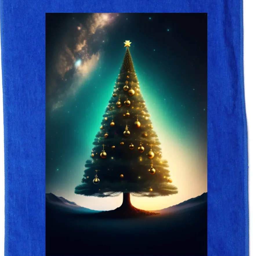 Happy Christmas Platinum Collection Golf Towel