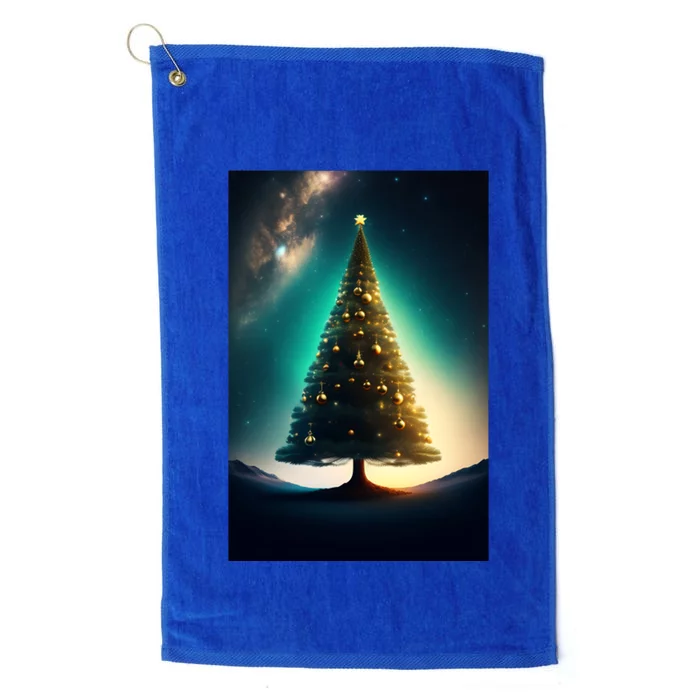 Happy Christmas Platinum Collection Golf Towel