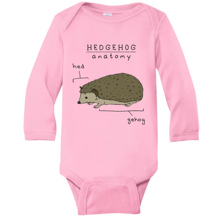 Hedgehog cute Hedgehogs Baby Long Sleeve Bodysuit