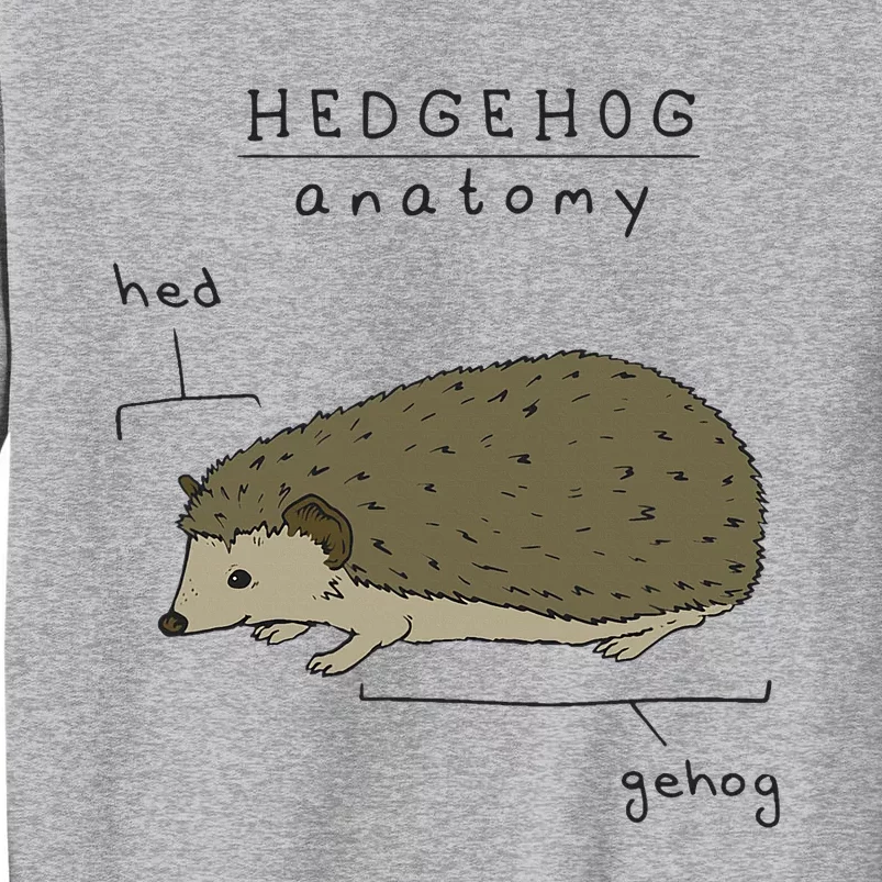 Hedgehog cute Hedgehogs Tall Sweatshirt