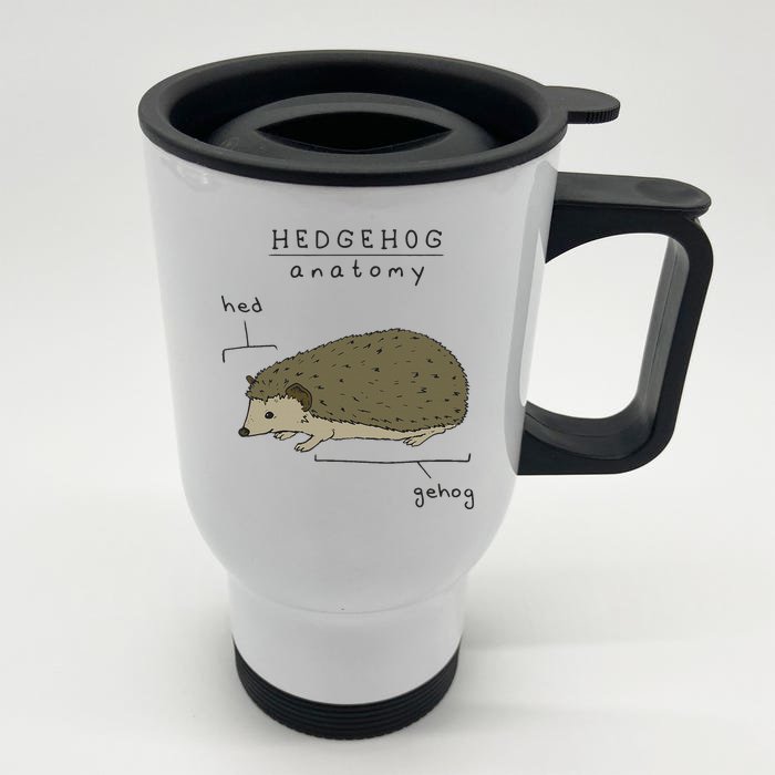 Hedgehog cute Hedgehogs Front & Back Stainless Steel Travel Mug