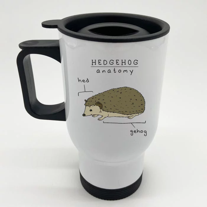 Hedgehog cute Hedgehogs Front & Back Stainless Steel Travel Mug