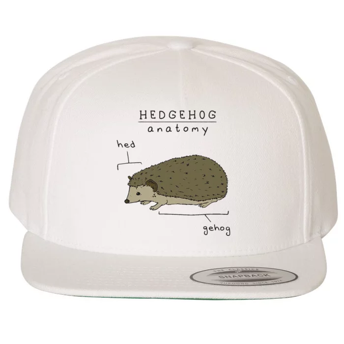 Hedgehog cute Hedgehogs Wool Snapback Cap