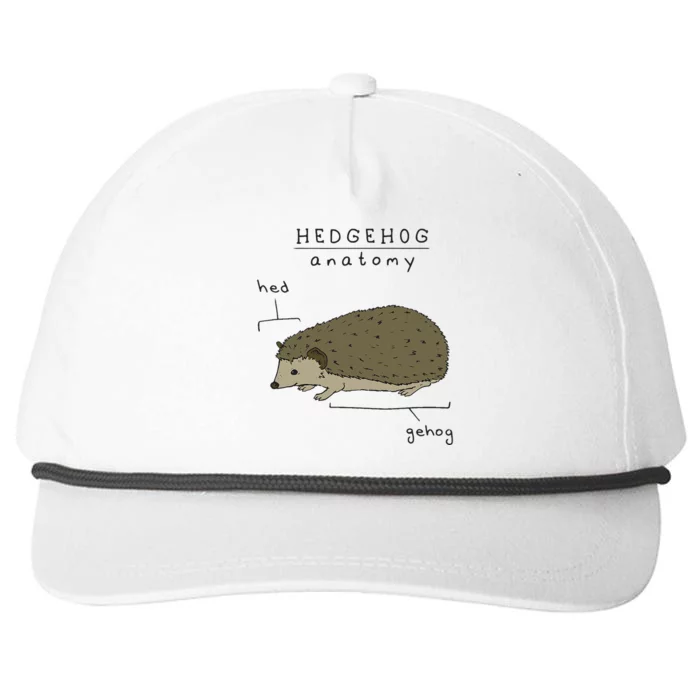 Hedgehog cute Hedgehogs Snapback Five-Panel Rope Hat