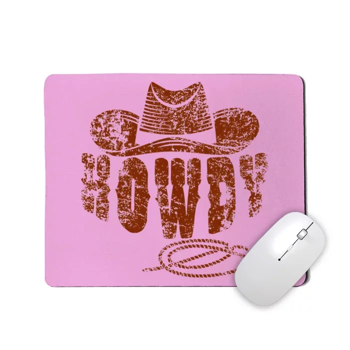 Howdy Cowboy Mousepad