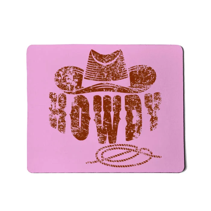 Howdy Cowboy Mousepad