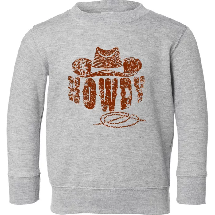 Howdy Cowboy Toddler Sweatshirt