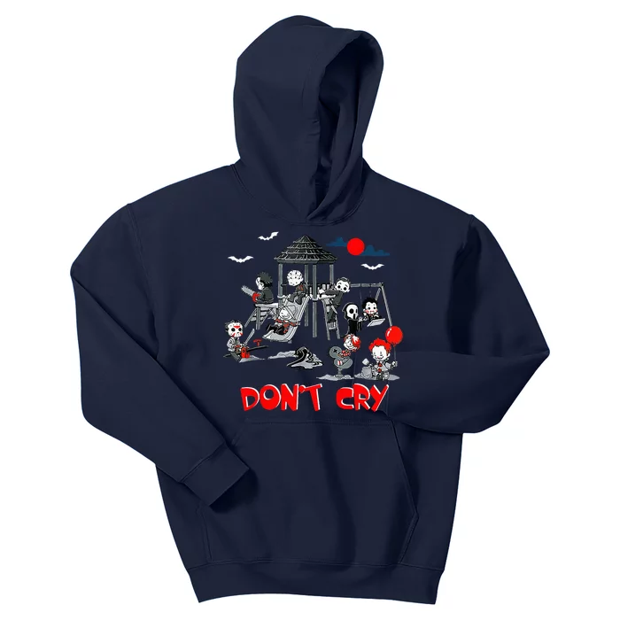 Horror Clubhouse In Park Halloween DonT Cry Kids Hoodie