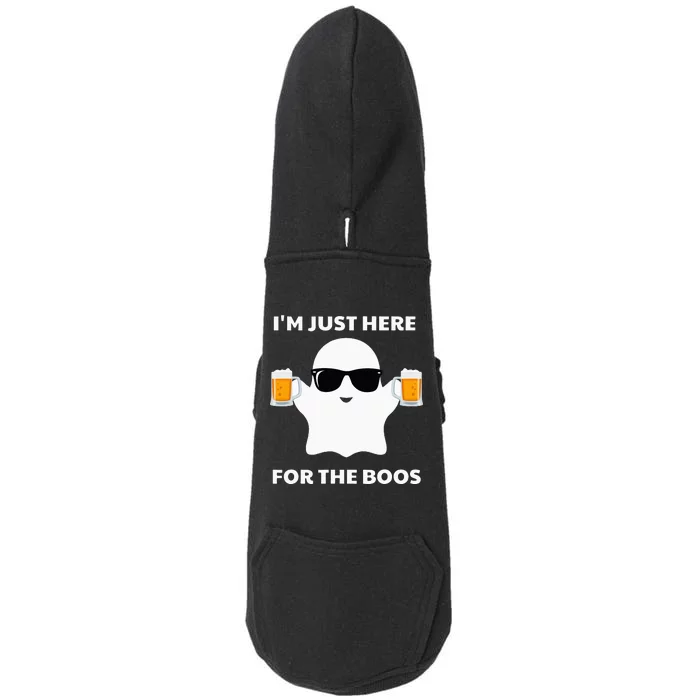 Halloween Costumes Im Just Here For The Boos Beer Doggie 3-End Fleece Hoodie