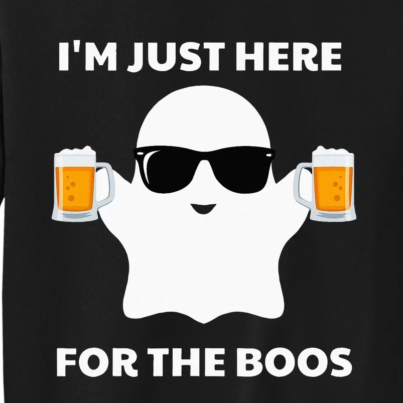 Halloween Costumes Im Just Here For The Boos Beer Sweatshirt