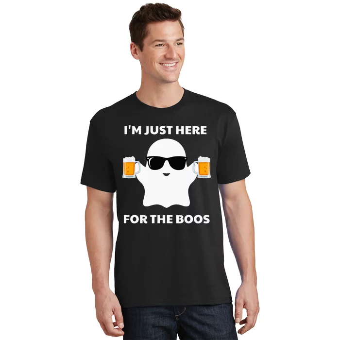 Halloween Costumes Im Just Here For The Boos Beer T-Shirt