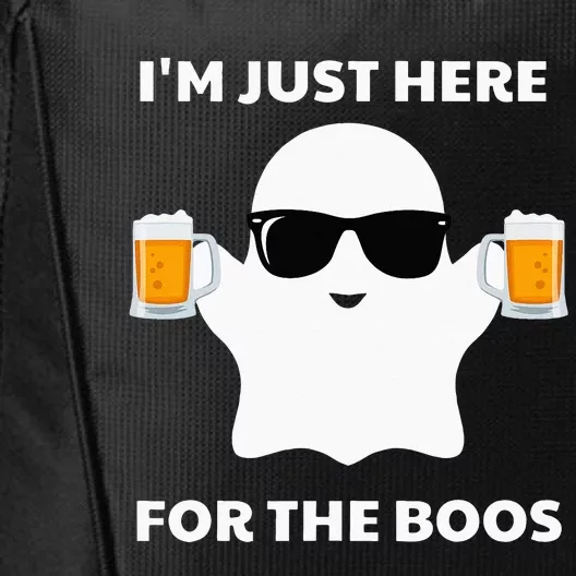 Halloween Costumes Im Just Here For The Boos Beer City Backpack