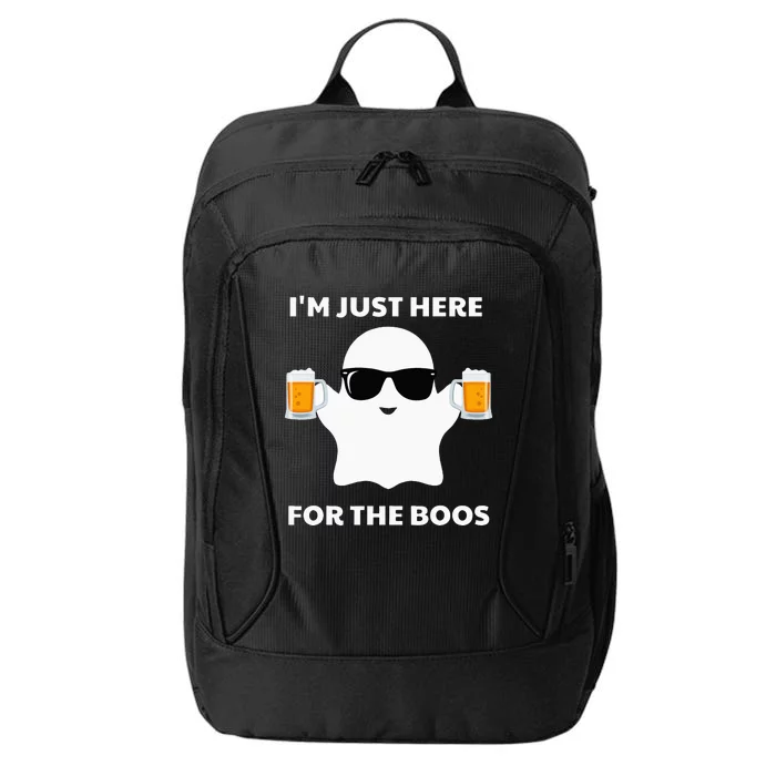 Halloween Costumes Im Just Here For The Boos Beer City Backpack