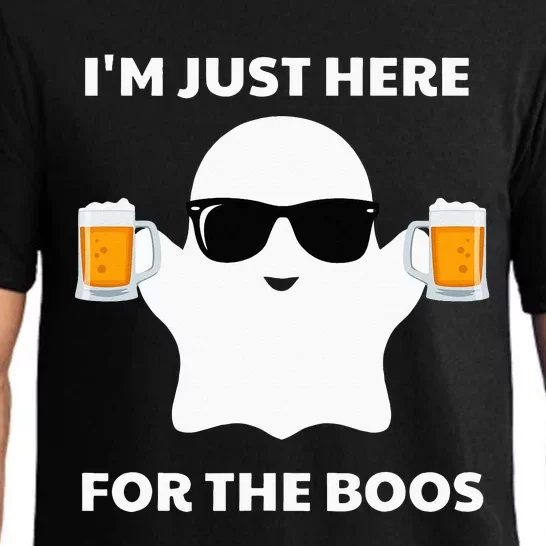 Halloween Costumes Im Just Here For The Boos Beer Pajama Set