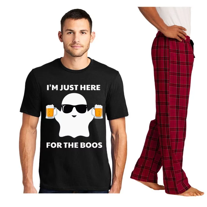 Halloween Costumes Im Just Here For The Boos Beer Pajama Set