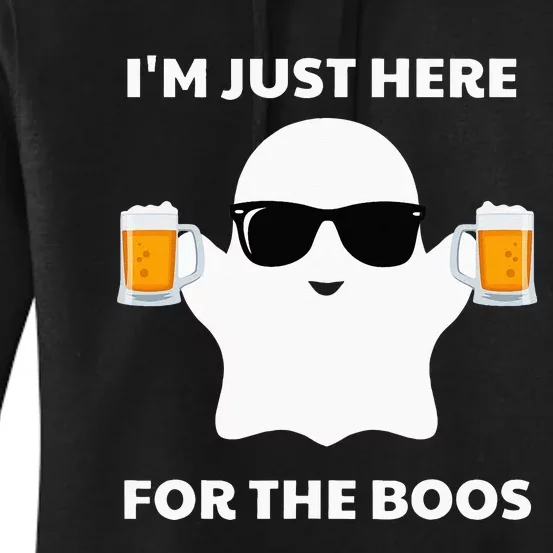 Halloween Costumes Im Just Here For The Boos Beer Women's Pullover Hoodie