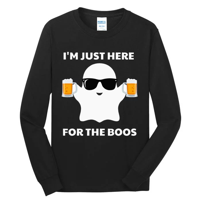 Halloween Costumes Im Just Here For The Boos Beer Tall Long Sleeve T-Shirt