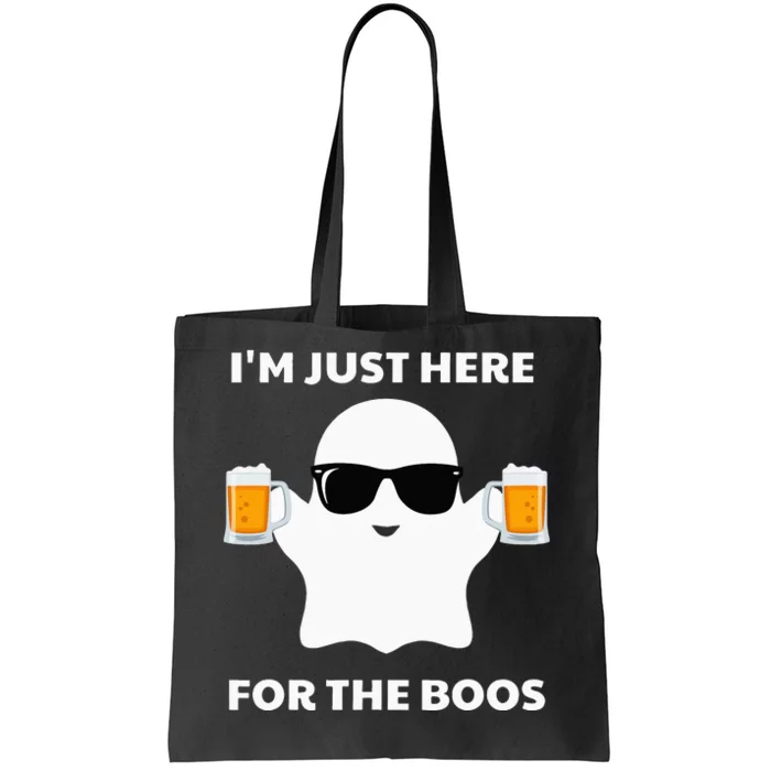 Halloween Costumes Im Just Here For The Boos Beer Tote Bag