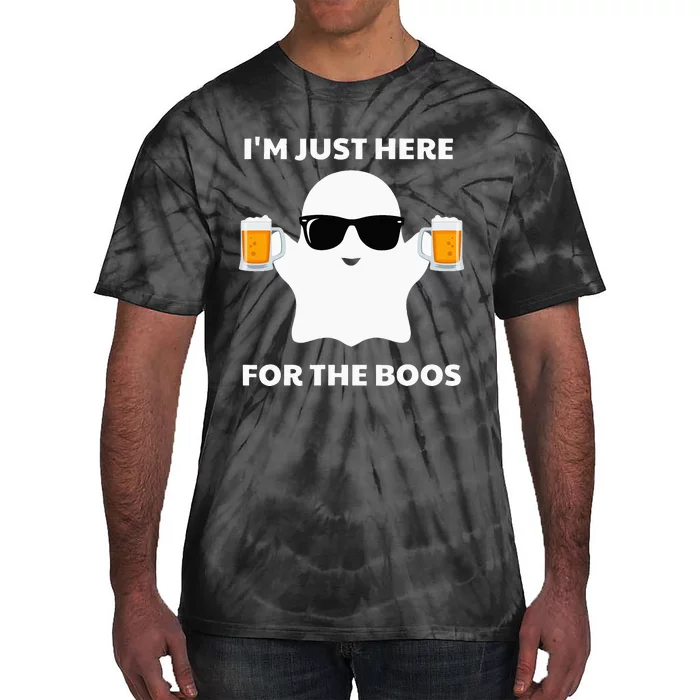 Halloween Costumes Im Just Here For The Boos Beer Tie-Dye T-Shirt