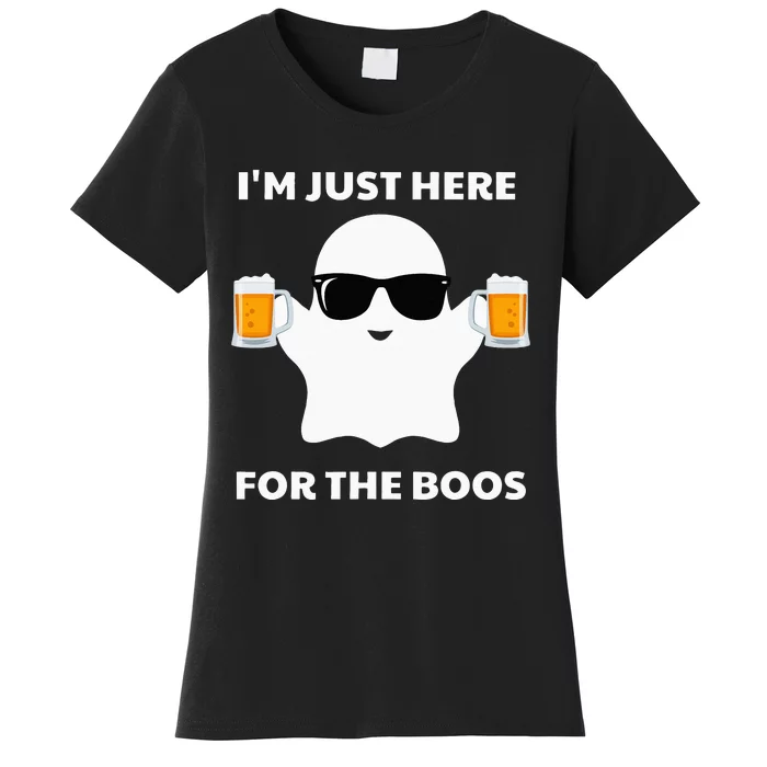 Halloween Costumes Im Just Here For The Boos Beer Women's T-Shirt