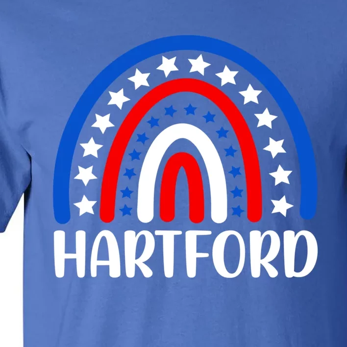 Hartford Connecticugift I Love Hartford Usa Gift Tall T-Shirt