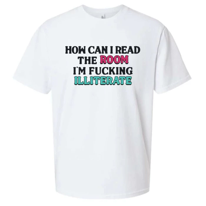 How Can I Read The Room I’M Fn Illiterate Sueded Cloud Jersey T-Shirt