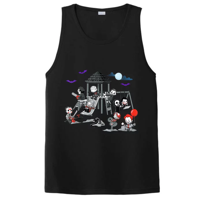 Horror Clubhouse In Park Halloween Costume Gift Performance Tank