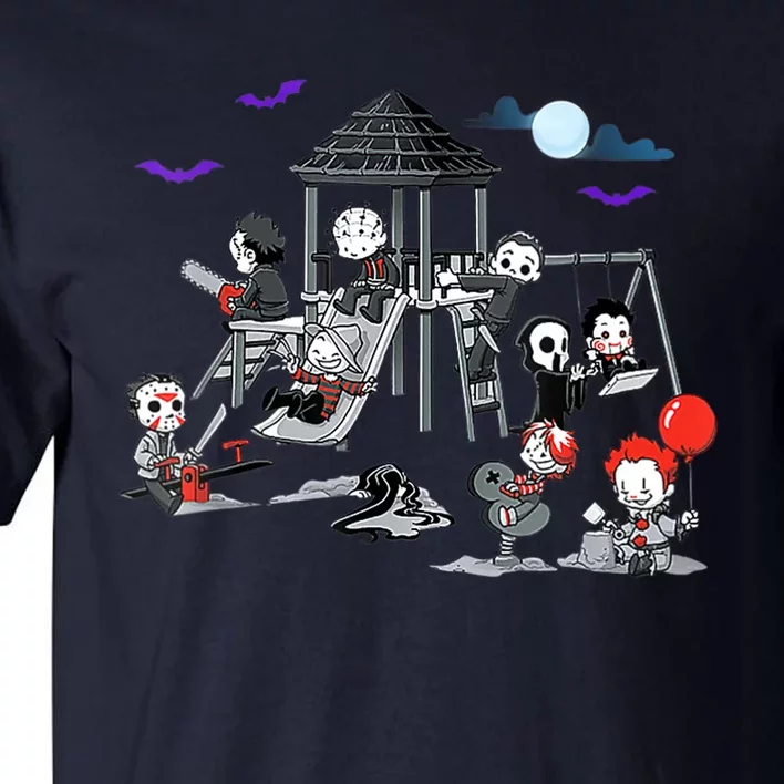 Horror Clubhouse In Park Halloween Costume Gift Tall T-Shirt