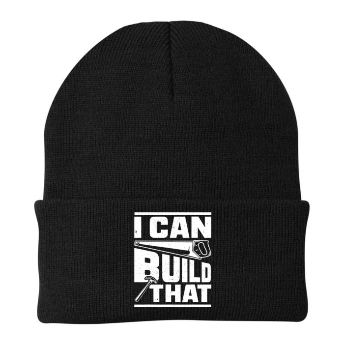 Hammer Carpenter I Can Build That Woodworking Knit Cap Winter Beanie