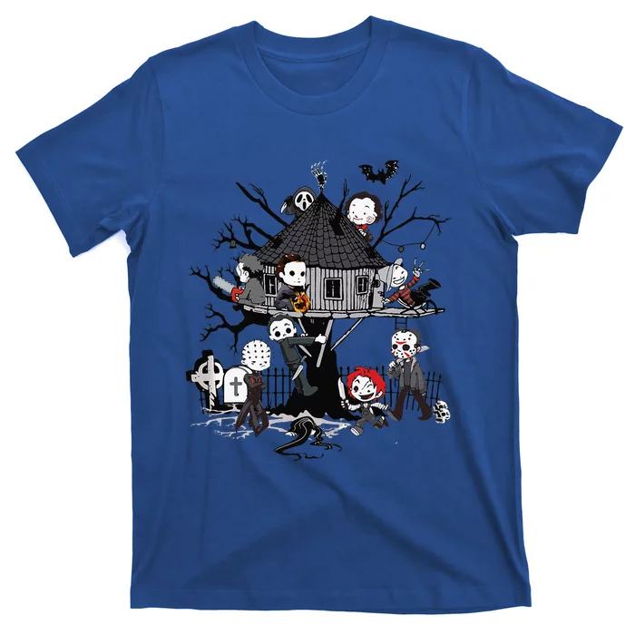 Horror Clubhouse In Park Halloween Costume Gift Gift T-Shirt