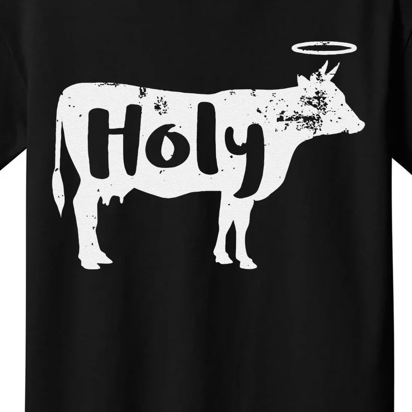 Holy Cow I'm Two Cute Vintage Farm Animal Kids T-Shirt