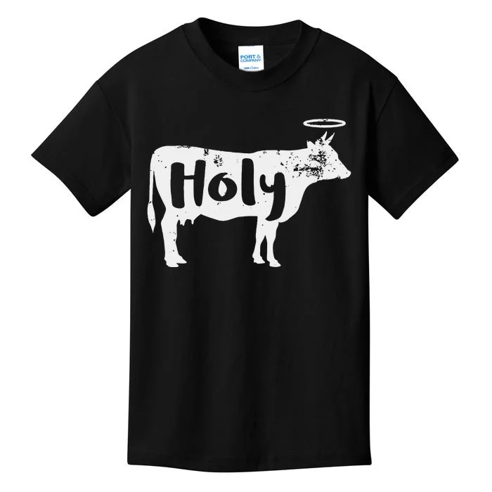 Holy Cow I'm Two Cute Vintage Farm Animal Kids T-Shirt