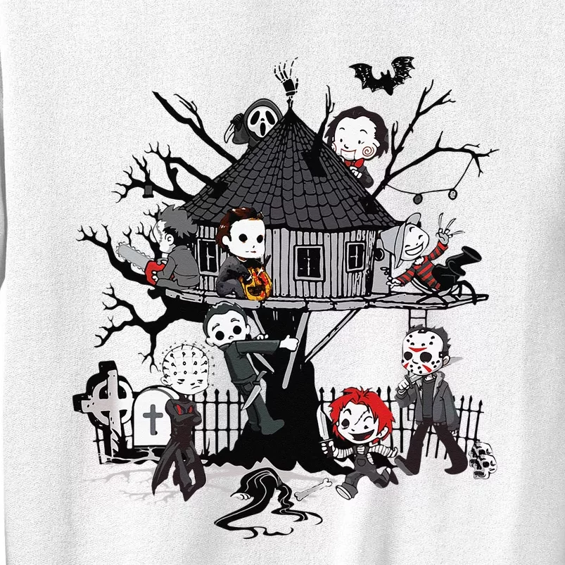 Horror Clubhouse In Park Halloween Costume Gift Sweatshirt