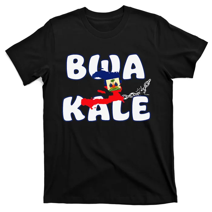 Haitian Creole Independence Patriotic Haiti 1804 Bwa Kale T-Shirt