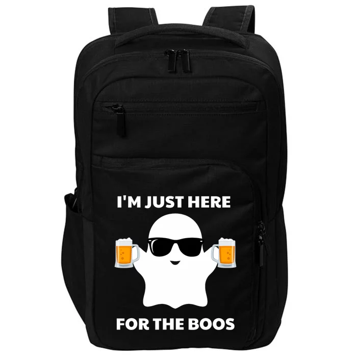 Halloween Costumes IM Just Here For The Boos Beer Impact Tech Backpack