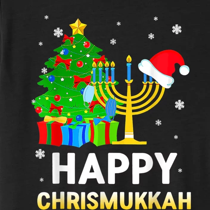 Happy Chrismukkah Jewish Christmas Happy Hanukkah Holiday Chanukah ChromaSoft Performance T-Shirt