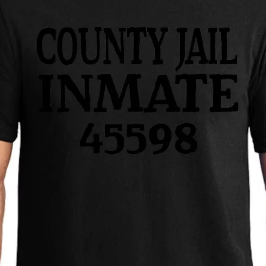 Halloween County Jail Inmate Prisoner Funny Costume Party Pajama Set