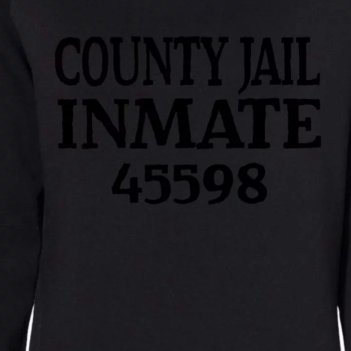 Halloween County Jail Inmate Prisoner Funny Costume Party Womens California Wash Sweatshirt