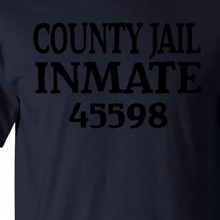 Halloween County Jail Inmate Prisoner Funny Costume Party Tall T-Shirt