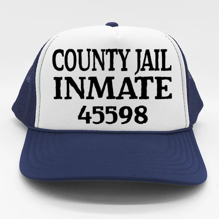 Halloween County Jail Inmate Prisoner Funny Costume Party Trucker Hat