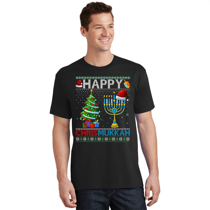 Happy Chrismukkah Jewish Christmas Hanukkah Chanukah T-Shirt