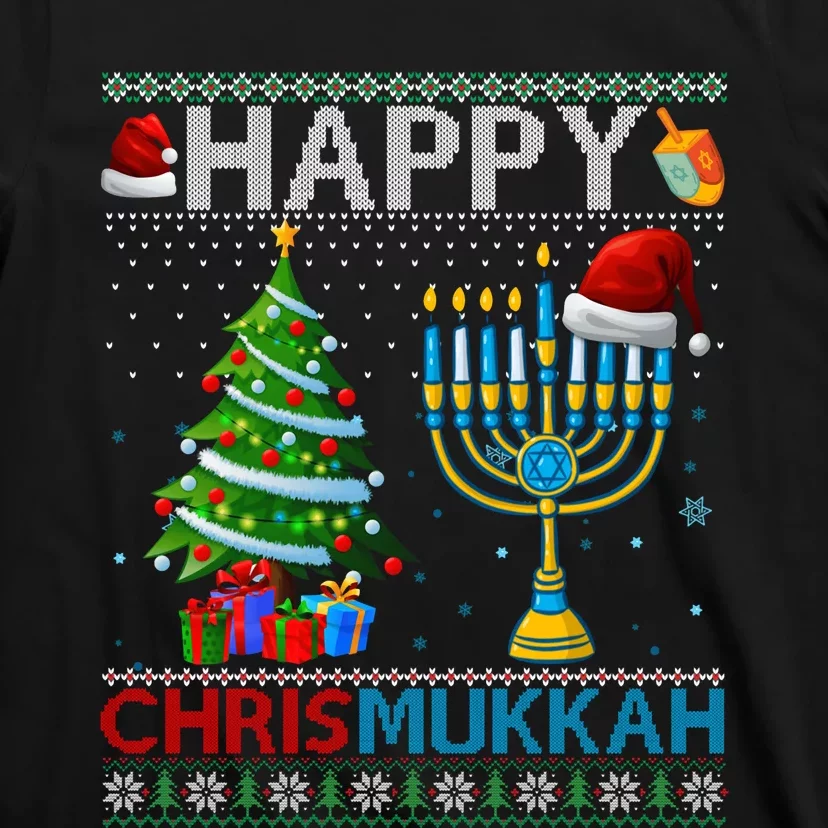 Happy Chrismukkah Jewish Christmas Hanukkah Chanukah T-Shirt