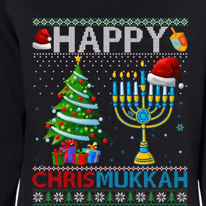 Happy Chrismukkah Jewish Christmas Hanukkah Chanukah Womens California Wash Sweatshirt