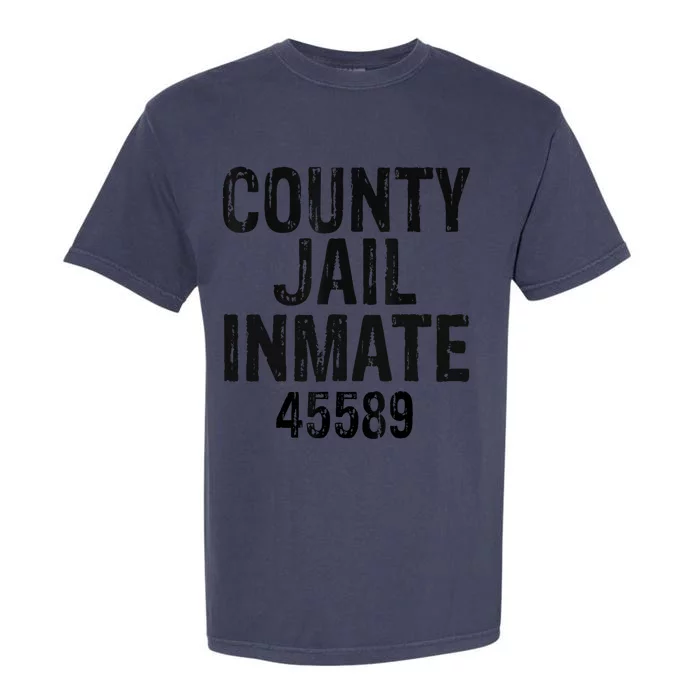 Halloween County Jail Inmate Costume Garment-Dyed Heavyweight T-Shirt