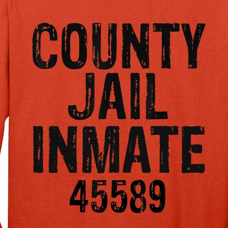 Halloween County Jail Inmate Costume Tall Long Sleeve T-Shirt