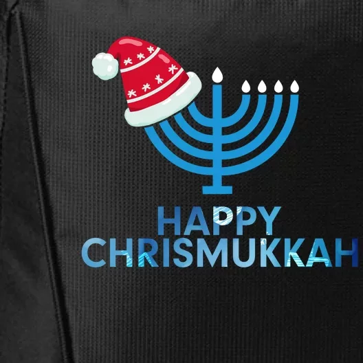 Happy Christmukkah Jewish Christmas Hanukkah Chanukah City Backpack