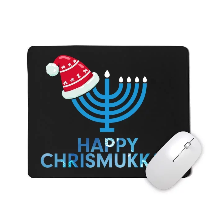 Happy Christmukkah Jewish Christmas Hanukkah Chanukah Mousepad