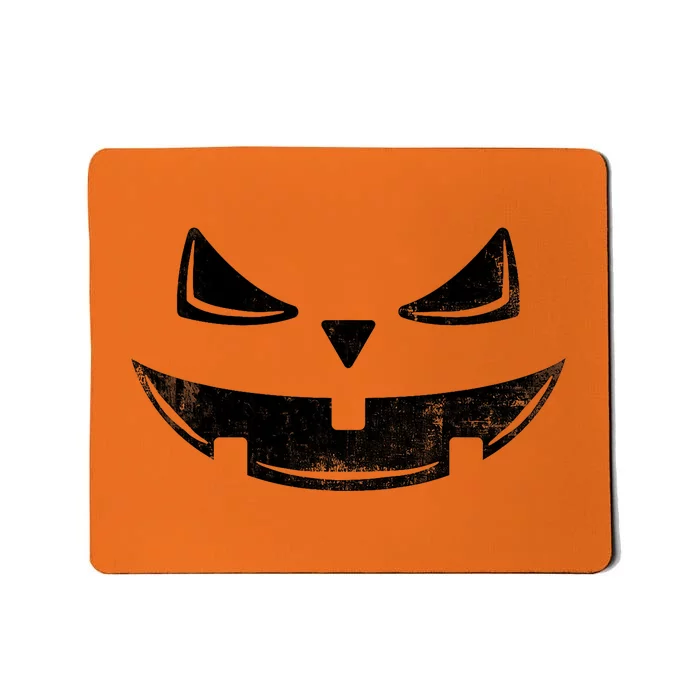 Halloween Costume Jack O Lantern Pumpkin Face Mousepad