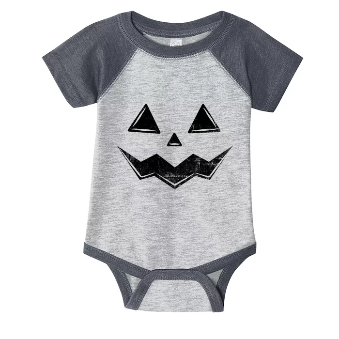 Halloween Costume Jack O Lantern Pumpkin Face Funny Halloween Gift Infant Baby Jersey Bodysuit